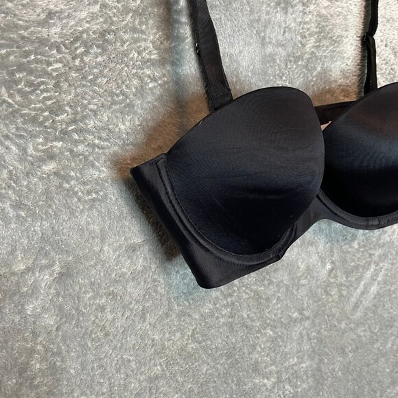 Auden Women Lightly Lined Convertible Strapless Underwired Classic Demi Bra 34C - Picture 4 of 10